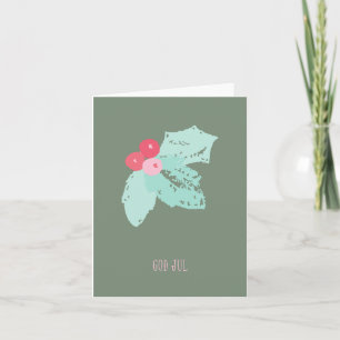 God Jul, Norwegian Christmas  Card