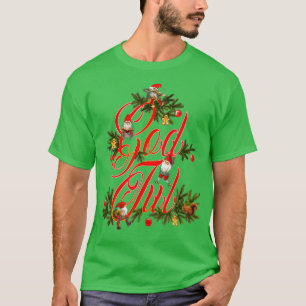God Jul Norwegian Christmas Norway Elves Julenisse T-Shirt