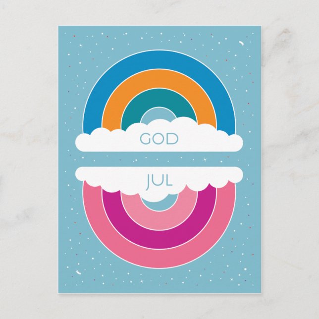 God Jul Postcard (Front)