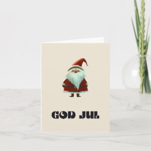 God Jul, Scandinavian Christmas  Card