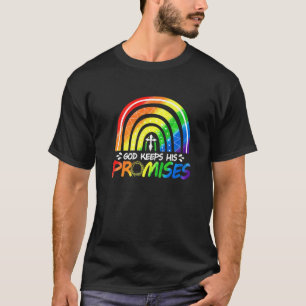 God Keeps His Promise Rainbow Christian Bible Noah T-Shirt