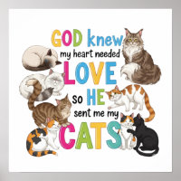 God Knew My Heart Needed Love – Cute Cat Lover 