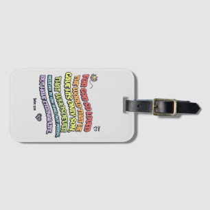 God Loved the World Luggage Tag