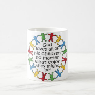 God Loves All Coffee Mug