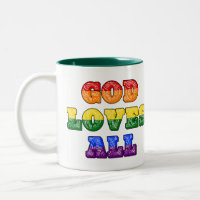 "God Loves All" Gay/LGBTQIA+/Queer Christian Pride