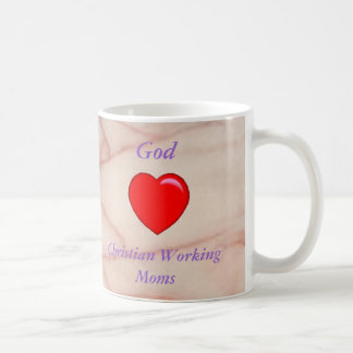 God Loves Christian Working Moms Mug