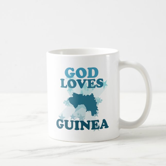 God Loves Guinea Coffee Mug (Right)