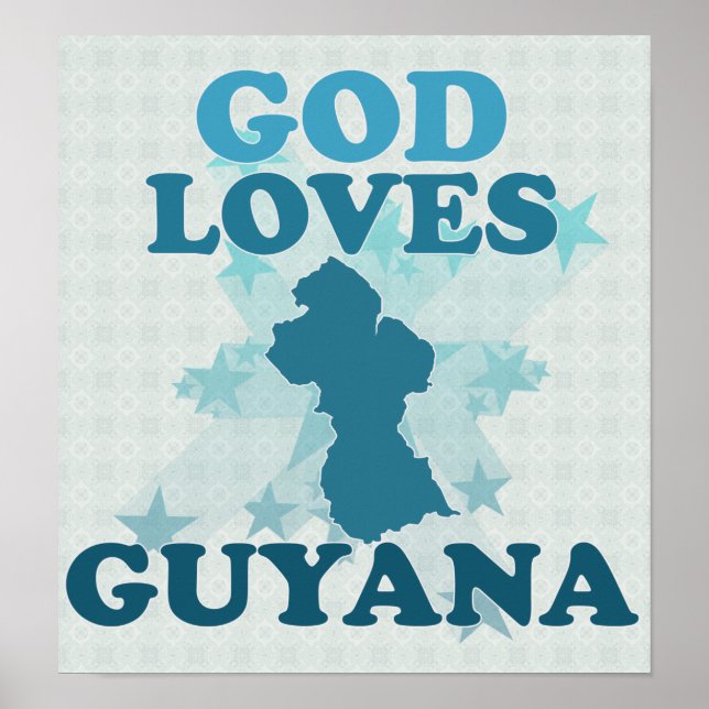 God Loves Guyana Poster (Front)