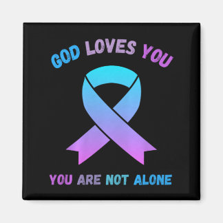 God Loves Not Alone Jesus Survive Suicidal Magnet
