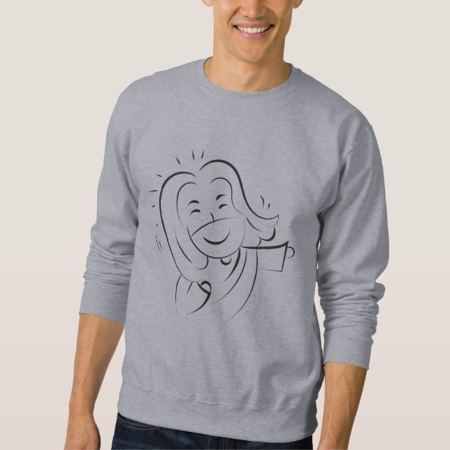 God Loves You- Christian Sweatshirt (Front)
