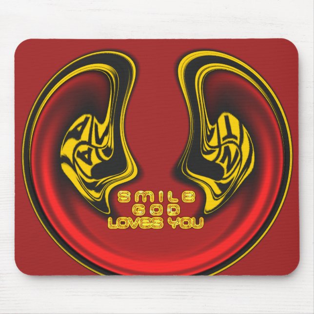 God Loves You Inspirational Customize Product Mouse Pad (Front)