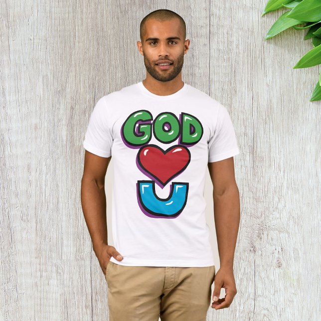 God Loves You Mens T-Shirt (Creator Uploaded)