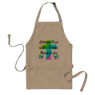 GOD LOVING 50TH STANDARD APRON