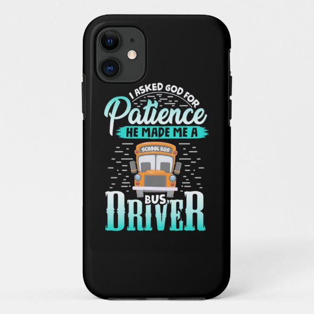 God Made Me A Bus Driver Case-Mate iPhone Case (Back)