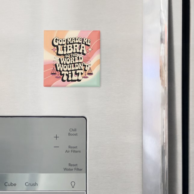 God Made Me Libra Magnet (In Situ (Fridge))