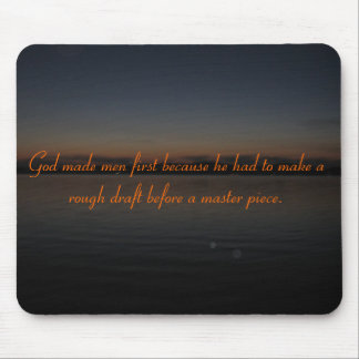 God Made Men First Mouse Pad