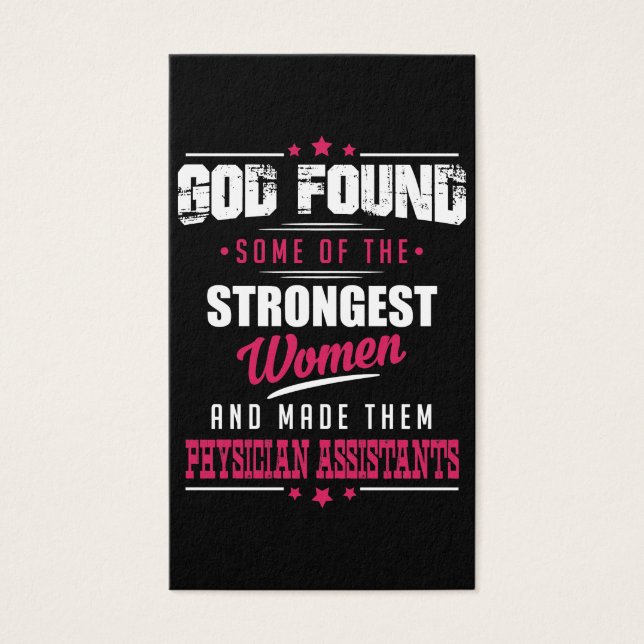 God Made Physician Assistants Hilarious Profession (Front)