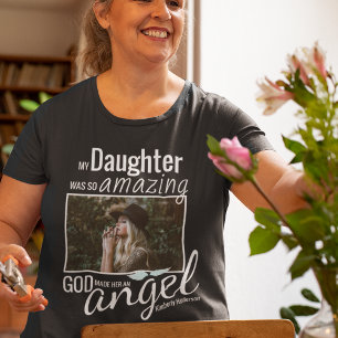 God Made them an Angel Photo Funeral Remembrance T-Shirt