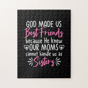 God Made Us Best Friends Jigsaw Puzzle