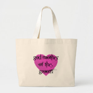 God Mother of the Groom Large Tote Bag