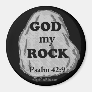 God my Rock gotGod316.com Scripture Magnet