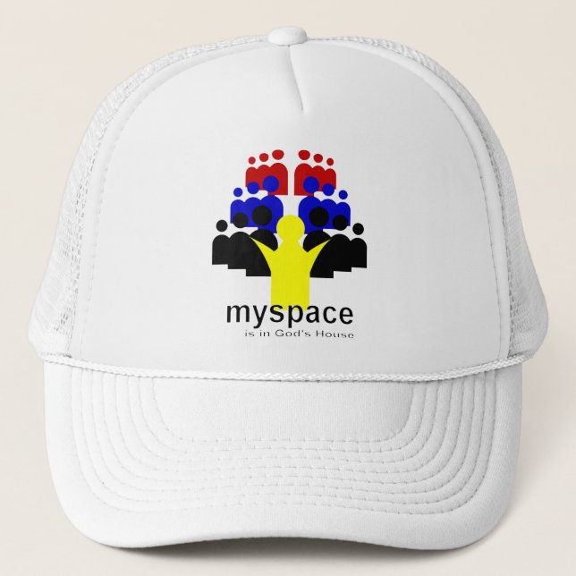 God MySpace Trucker Hat (Front)