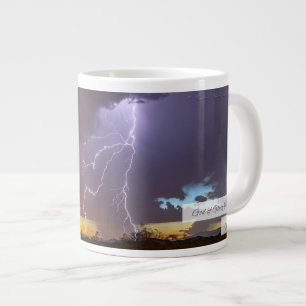 God of Glory Thunders Psalm 105:39 KJV Large Coffee Mug