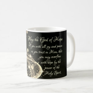 God of Hope, Romans 15:13 Bible Verse Coffee Mug