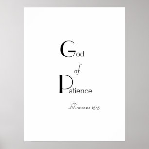 God of Patience Poster