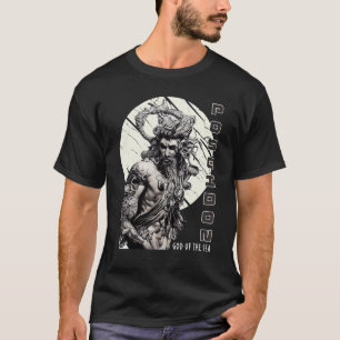 God Of The Sea Poseidon Ancient Greek Mythology T-Shirt