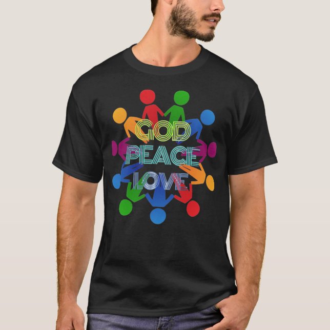 GOD PEACE LOVE T-Shirt (Front)