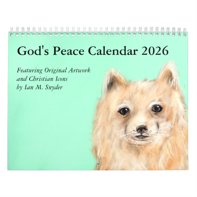 God Peace Orthodox Calendar 2026 (Cover)