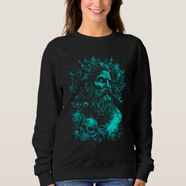 God Poseidon Sweatshirt (Front)