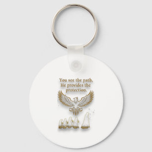 God protection key ring