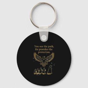 God protection key ring