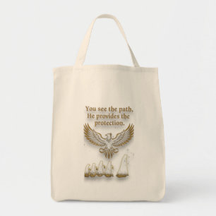 God protection tote bag