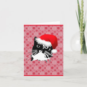 "God Rest Ye Furry Gentlemen" Cat Christmas card