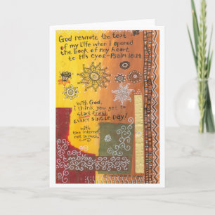 God Rewrote/Start Fresh Card