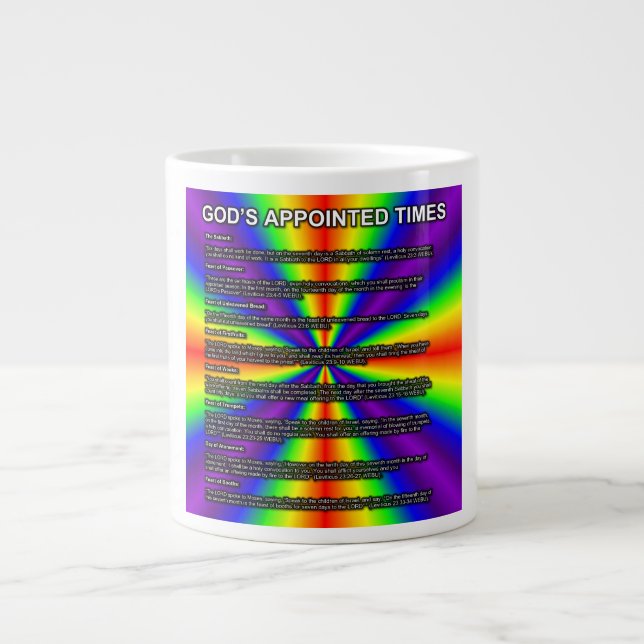 God’s Appointed Times Mug (Front)
