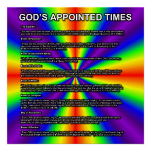 God’s Appointed Times Poster