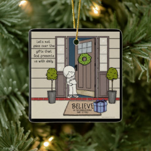 God’s Daily Gift Ceramic Ornament