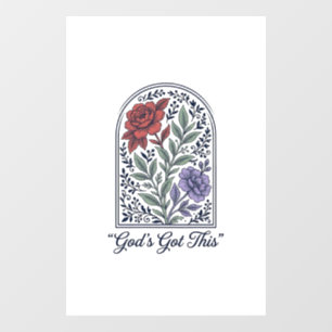 God’s Got This Vintage Floral Faith