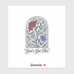 God’s Got This Vintage Floral Faith