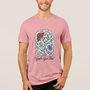 God’s Got This Vintage Floral Faith Tri-Blend Shirt