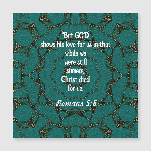 God’s Love Scripture Quote Romans 5:8 (Front)