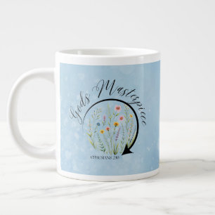 God’s Masterpiece Ephesians 2:10 Bible Verse Large Coffee Mug