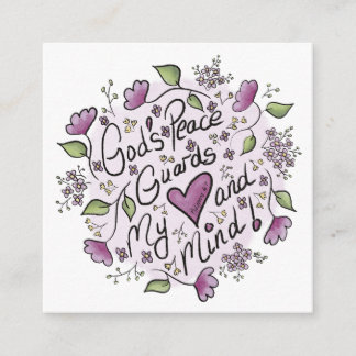 God’s Peace Enclosure Card
