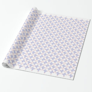God Said It! Four Red Flowers Wrapping Paper