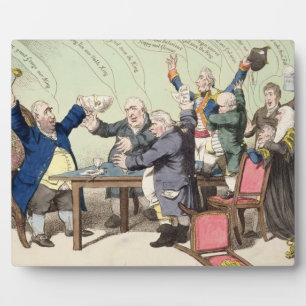 God Save the King, by a new set of performers, bei Plaque