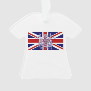God Save the King Commemorative Tee Shirt Ornament
